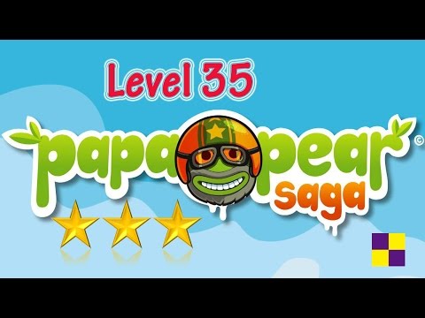 Papa Pear Saga Level 35; 3 stars