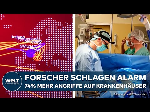 DEUTSCHLAND: Forscher schlagen Alarm! Cyber-Terror - 74 Prozent mehr Angriffe auf Krankenhäuser