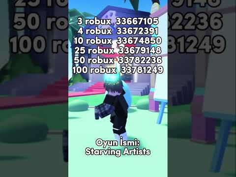 Game: Starving Artists (Roblox Türkçe)