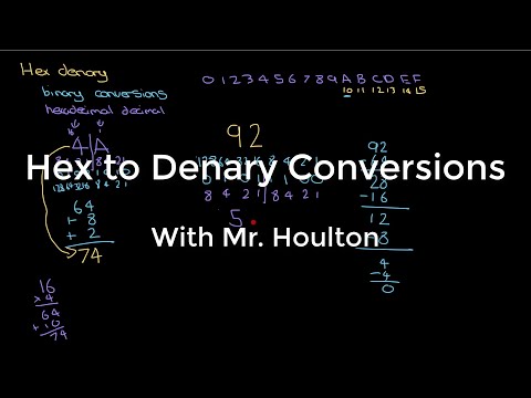 1.2.4 Hex to Denary - Revise GCSE Computer Science
