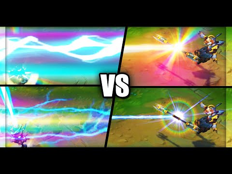 Lux VFX Update NEW vs OLD All Skins Comparison (League of Legends)