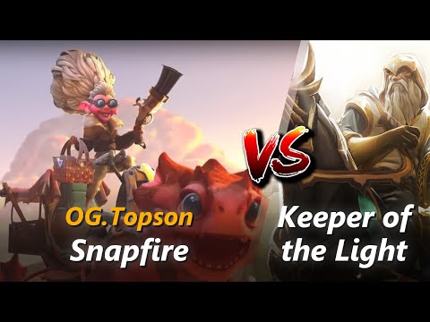 Topson mid Snapfire vs Keeper of the Light | First 10 minutes