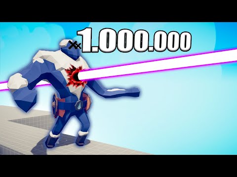 1.000.000 DAMAGE LASER GUN vs UNITS TOURNAMENT - TABS | Totally Accurate Battle Simulator 2023