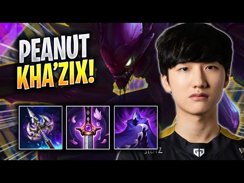 PEANUT IS A BEAST WITH KHA'ZIX! - GEN Peanut Plays Kha'zix JUNGLE vs Nidalee! | Season 2023