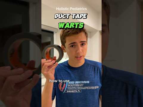 How to use duct tape to get rid of warts #holistichealth #remedies
