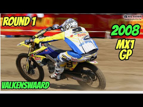 2008 MX1 GP MOTOCROSS from VALKENSWAARD - ROUND 1 MXGP