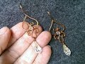 How to make wire earrings inspired by Indian jewelry 133