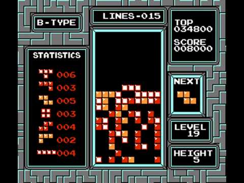 Nintendo Tetris AI Demonstration Type B 19-5
