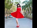 Riva In Red Dress Collection Video ️ ️ ️ ️ ️ Cutest Girl