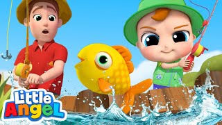 12345 Once I Caught a Fish Alive | Playing with the Family &amp; More Nursery Rhymes by Little Angel