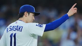 大谷翔平も称賛…完全無失点の衝撃投球⚾#佐々木朗希 #ドジャース #大谷翔平 #MLB #メジャーリーグ #野球ハイライト #奪三振 #完全投球 #エンゼルス戦 #プロ野球ニュース