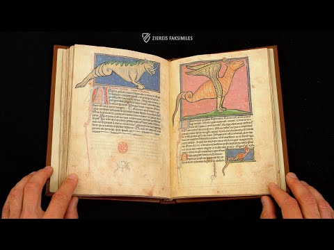 DAS BESTIARIUM AUS WESTMINSTER - Blättern im Faksimile (4k / UHD)