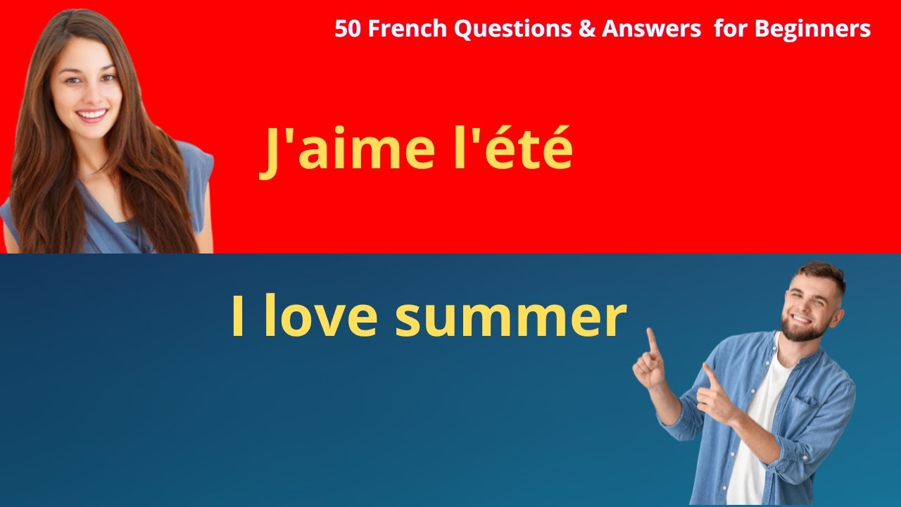 50 French Questions & Answers for beginners | Learn french