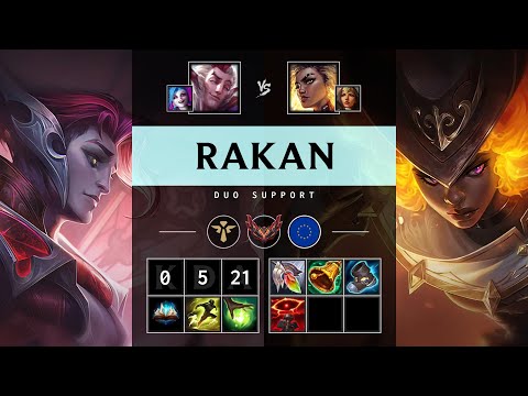 Rakan Support vs Rell - EUW Grandmaster Patch 25.19