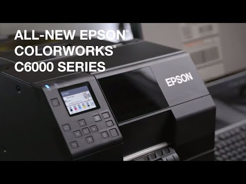 ColorWorks CW-C6500A Color Inkjet Label Printer with Auto Cutter