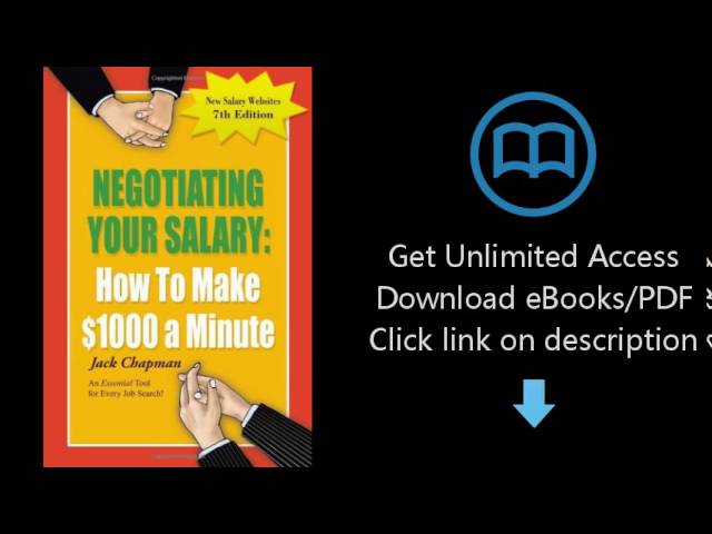 Vídeo relacionado con Negotiating Your Salary: How to Make $1000 a Minute