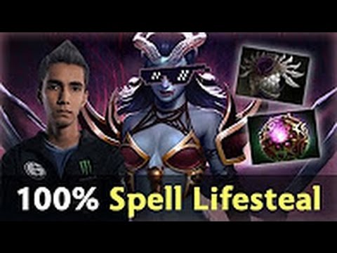 Sumail 100% lifesteal Queen of Pain — solo MMR