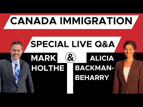 Canada Immigration - Special Live Q&A with Alicia Backman-Beharry