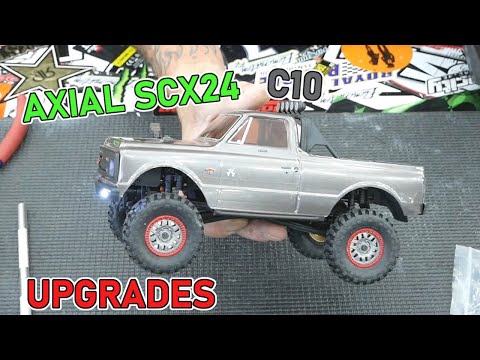 AXIAL SCX24 C10: UPGRADES FROM HOT RACING AND CC HAND SCALE ACCESSORIES