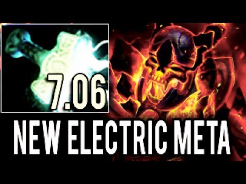 WTF! NEW Electric Clinkz by Miracle- 29 Kills Machine Gun Gameplay 7.06 Dota 2