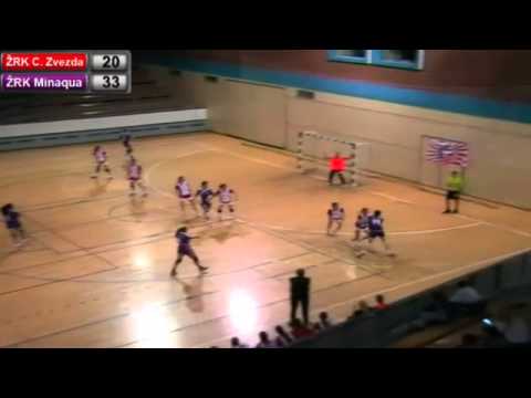 19.10.2014. ŽRK Crvena Zvezda - ŽRK Minaqua - 2. poluvreme