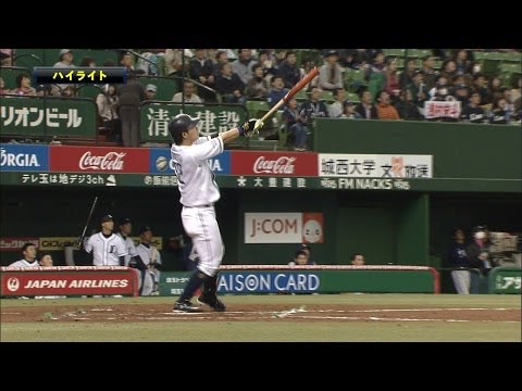 2014.03.30 L1-7E 浅村の今季第1号も実らず 埼玉西武、開幕3連敗