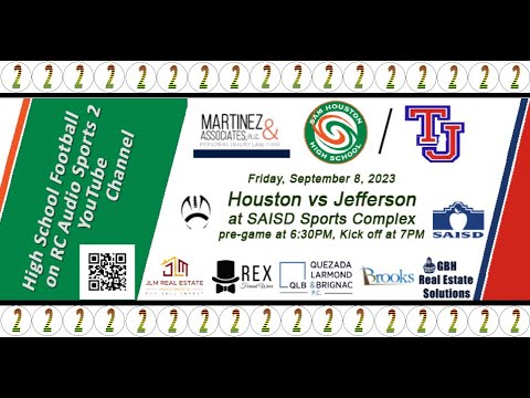 Football: Houston vs Jefferson at SAISD Sports Complex 09/08/23