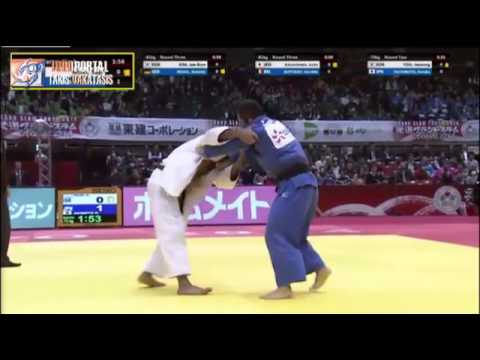 Judo Grand Slam Tokyo 2014 -73kg MUKI Sagi (ISR) vs. AKIMOTO Hiroyuki (JPN)