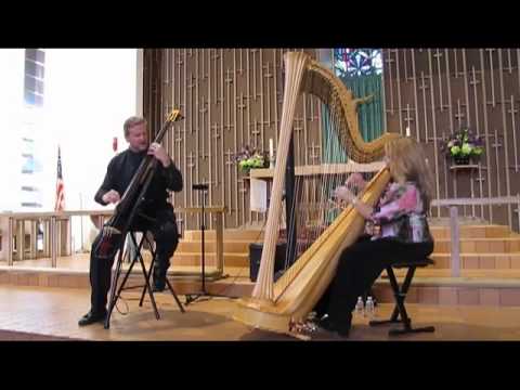 Lori Andrews, jazz harp and Bart Samolis, bass - 