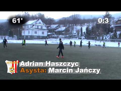 Adrian Haszczyc 0:3 (61') II Sparing Seniorów: Lubań T. - Płomień (07.02.2014r.