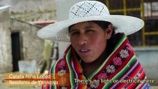 preview picture of video 'Solar Panels bring hope for Bolivian mining community'