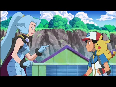 Clair meets Ash, Cilan and Iris in Unova: Black and White