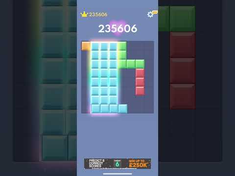 12k score in one move in BLOCK BLAST and a 200 combo