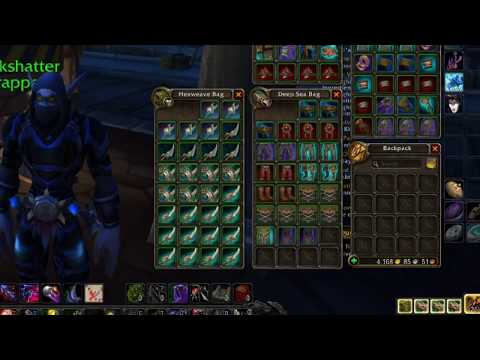 WoW Salvaging 100+ BOE Items from barancaled Lockboxes BFA PATCH 8.2