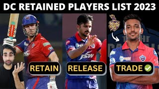 Delhi Capitals Retained and Release Players List IPL 2023 | DC Target Players 2023 | DC 2023 Squad
