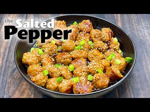 Asian-Inspired Turkey Meatballs ~ Say goodbye to DRY...