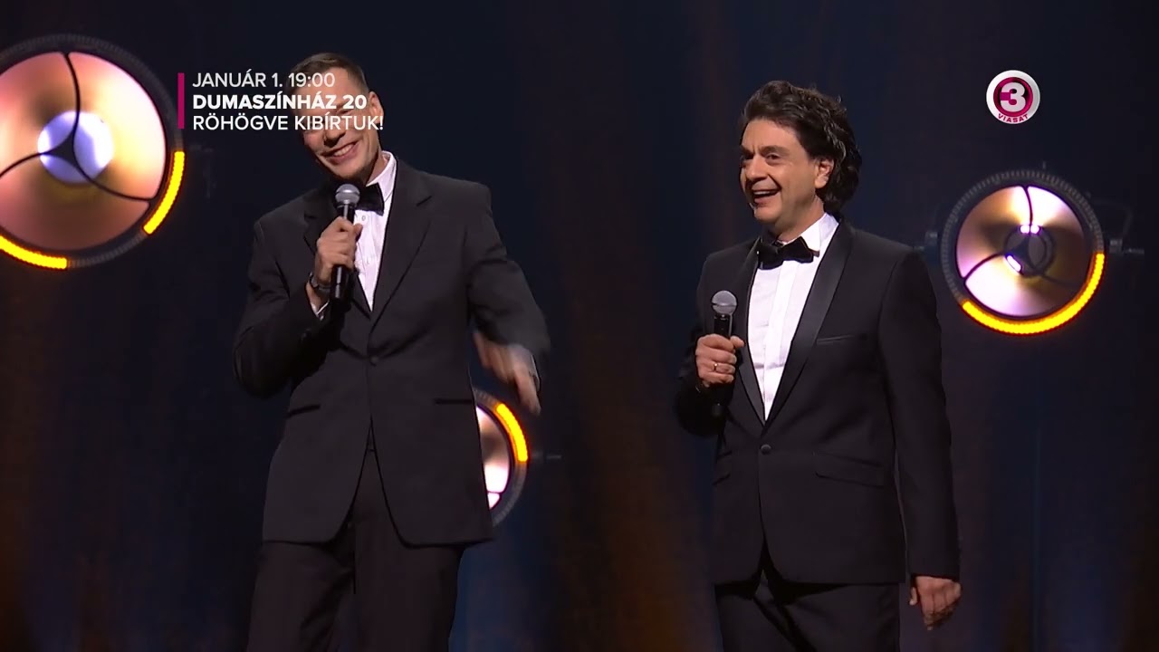 Az elmúlt 20 év legnagyobb stand-uposai egy helyen! Dumaszínház 20. – Röhögve kibírtuk! a VIASAT3-on