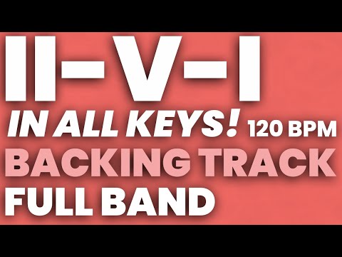 II V I Backing Track All Keys - FULL BAND