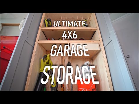Ultimate 4x6 Garage Storage Cabinet on Wheels
