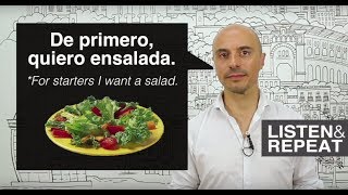 Learn Spanish: (54) In the restaurant