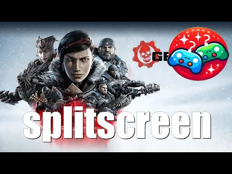 How does the split-screen mode work in Gears 5? (multiplayer games)