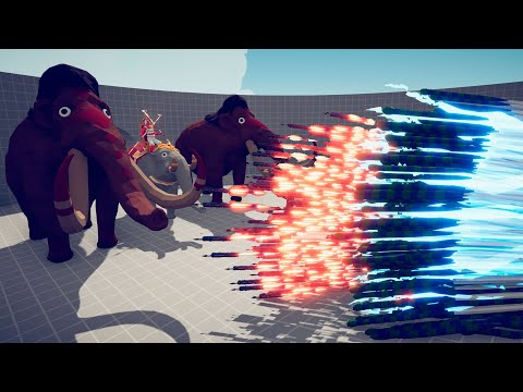 TRIO MAMMOTH vs EVERY GOD | TABS - Totally Accurate Battle Simulator