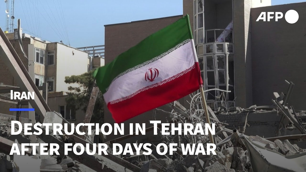 Video | Destruction in Iranian capital after four days of US-Israeli strikes | AFP