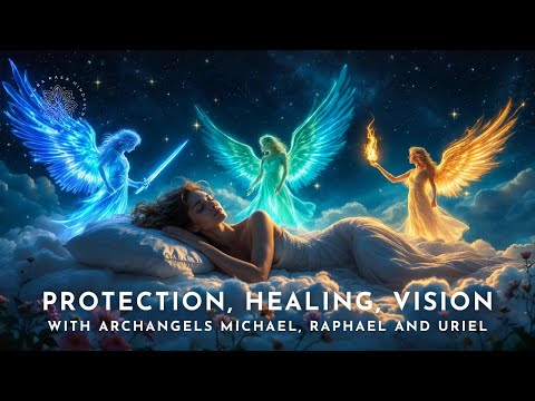 Protection, Healing & Psychic Vision ✨ Archangels Michael, Raphael & Uriel Meditation 😴 🔮