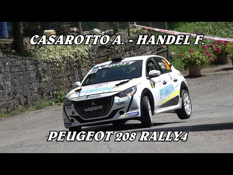 RALLY DEL FRIULI 2024 | ANDREA CASAROTTO - FABRIZIO HANDEL | PEUGEOT 208 RALLY4 | BY BELLUNOVIDEO