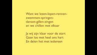 Kinderen Voor Kinderen klaar voor de start (met songtekst)
