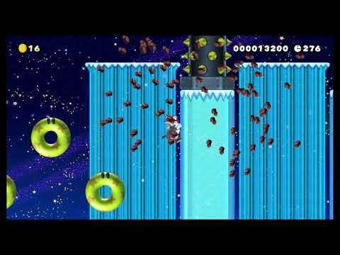 Eric's Super Mario Maker 2 Levels: Slippery Skewer Plateau