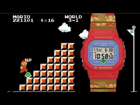 G-Shock Super Mario Bros Limited Edition DW5600SMB-4