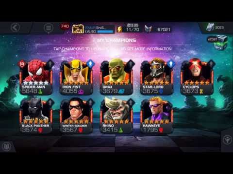 Marvel contest of champions 5 Star Hawkeye to rank 2