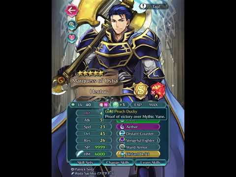 Fire Emblem Heroes - Ducky Hector Emblem vs Aversa [Infernal] Limited Hero Battle